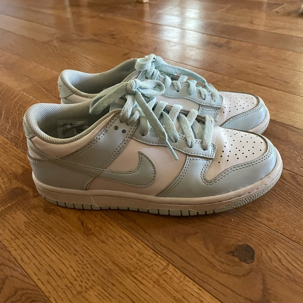 Nike Icy Blue and White Dunk low